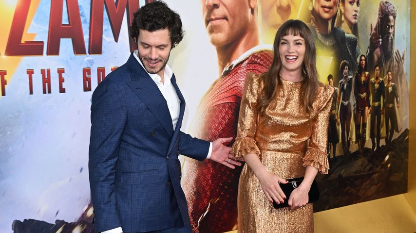 Adam Brody und Leighton Meester bei der Premiere von "Shazam! Fury of the Gods" im März 2023