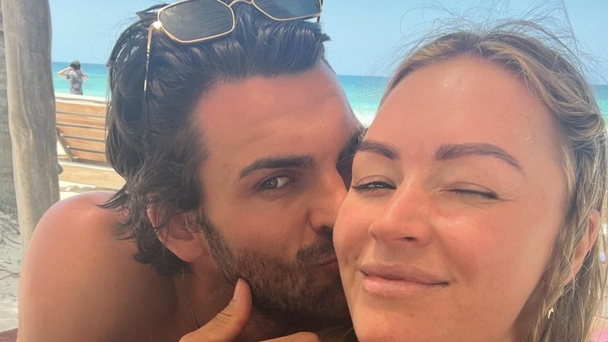 Adam Collard und Laura Woods, TV-Persönlichkeit und Moderatorin