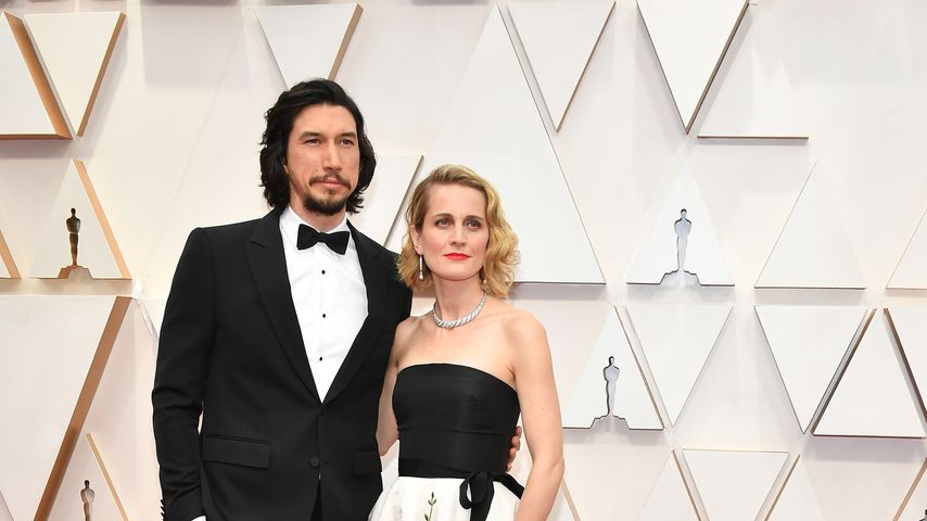 Adam Driver und Joanne Tucker im Februar 2020