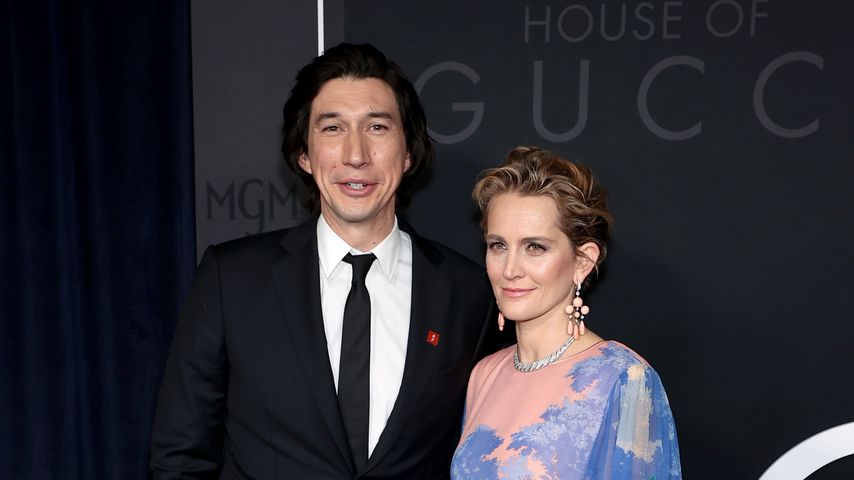 Adam Driver und Joanne Tucker im November 2021 in New York City