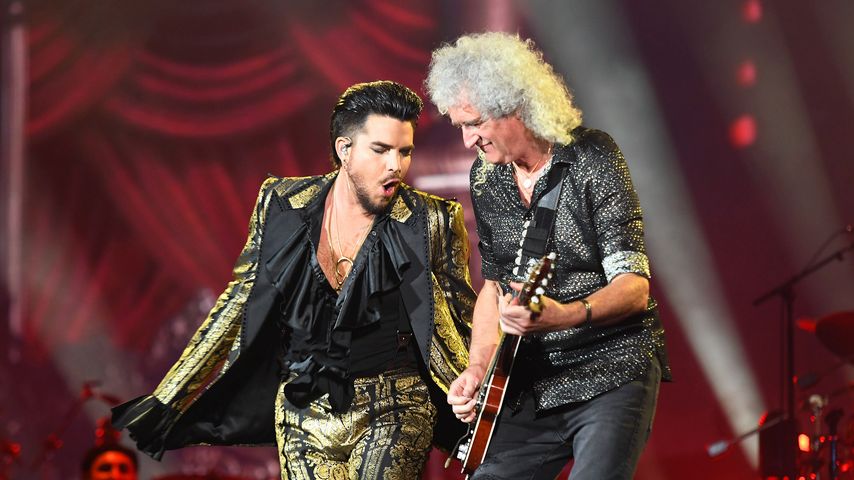Adam Lambert und Brian May, Mitglieder der Band Queen
