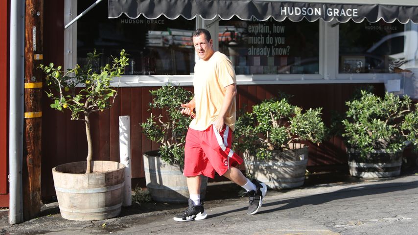 Oscar-Anwärter Adam Sandler im Jogger: Legerer geht's nicht!