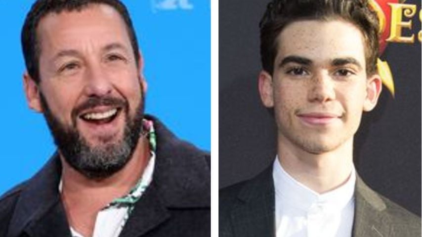 Collage: Adam Sandler und Cameron Boyce