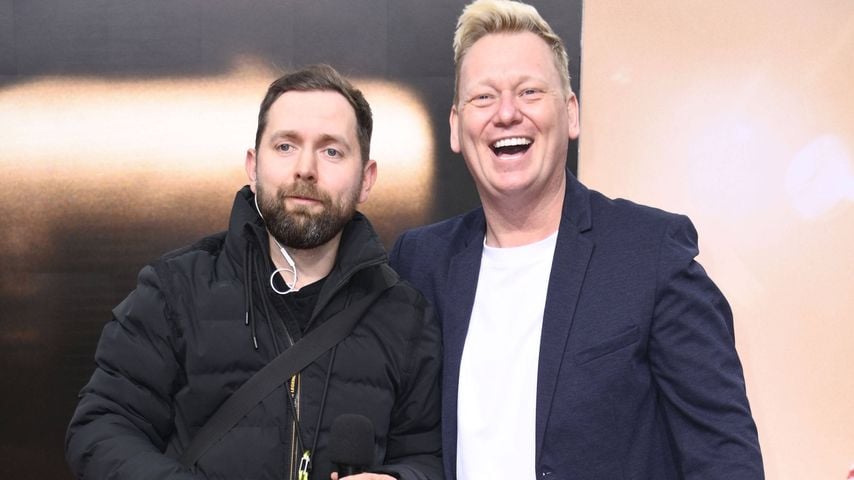 Adam Wolke und Jens Knossalla bei der Premiere von "Michael" in der Uber Eats Music Hall, Berlin, 10.04.2026