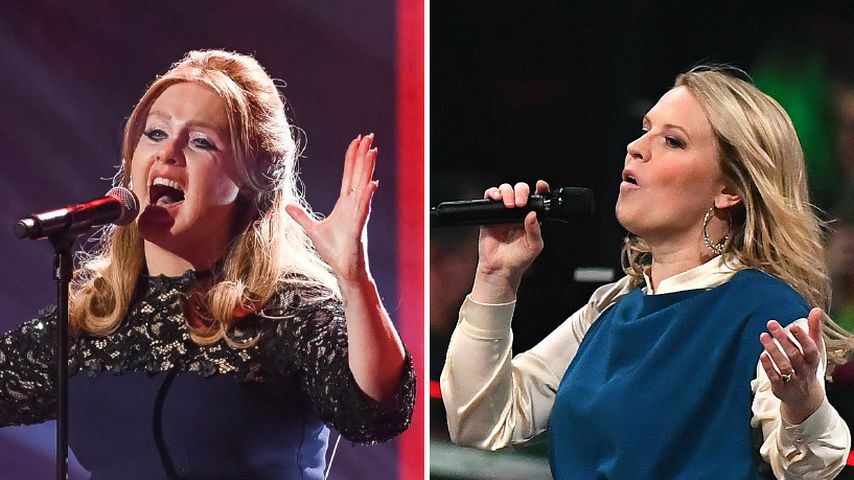 Collage: Adele-Double bei "Big Performance" und Patricia Kelly