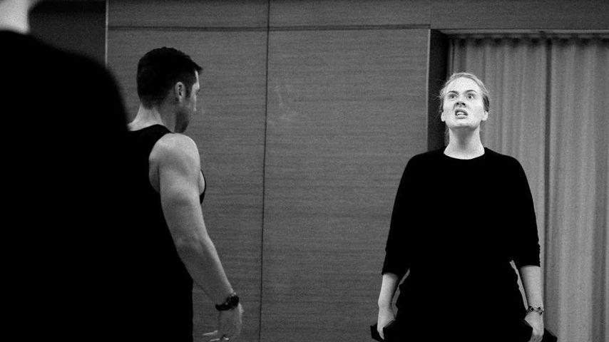 Adele und ihr Fitnesstrainer Pete Geracimo