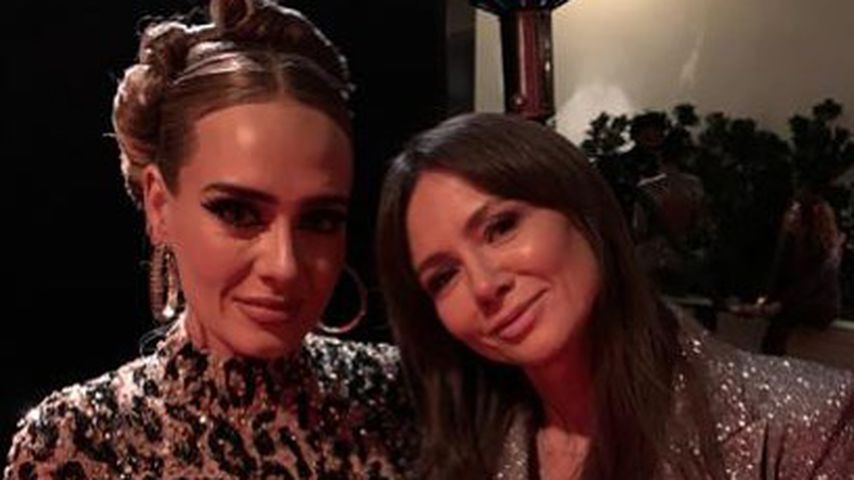 Adele mit Kinga Rusin auf der Oscar-Afterparty 2020