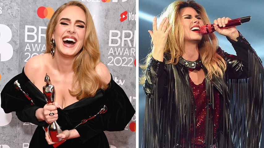 Adele kann es nicht glauben: Shania Twain besuchte ihre Show