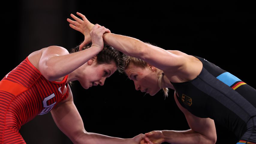 Adeline Maria Gray und Aline Rotter-Focken beim Finale von Olympia 2020