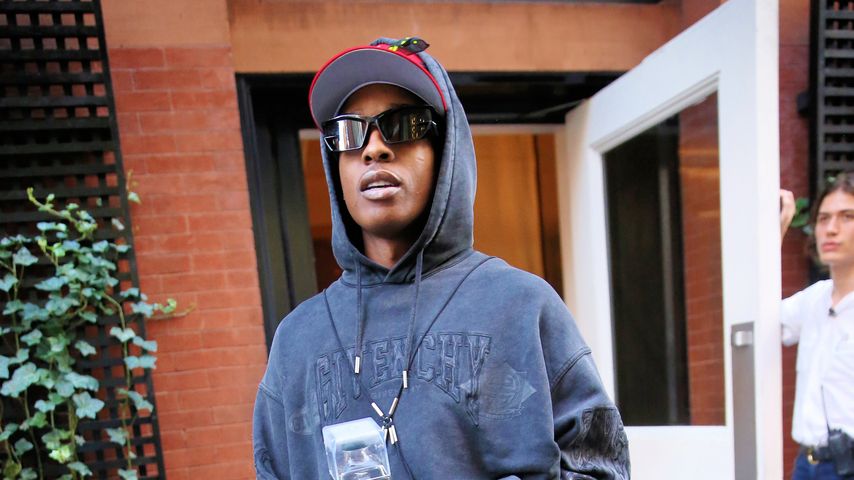 A$AP-Rocky bei einem Videodreh in New York