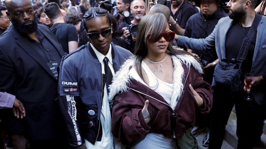 A$AP Rocky und Rihanna, Paris Fashion Week im Juni 2024