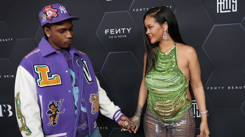 A$AP Rocky und Rihanna im Februar 2022