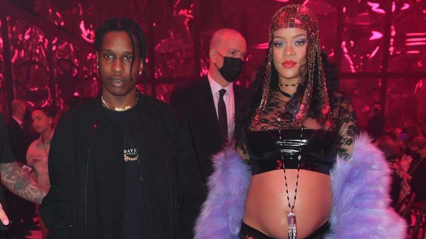 A$AP Rocky und Rihanna, Milan Fashion Week 2022