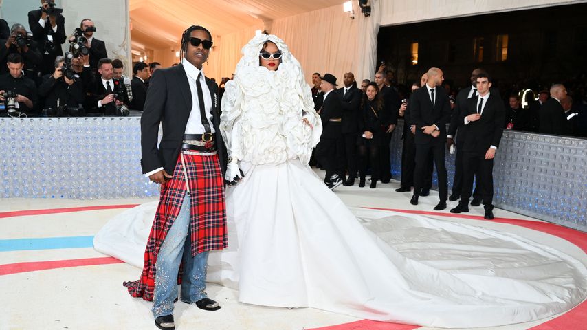A$AP Rocky und Rihanna im Rahmen der Met Gala 2023
