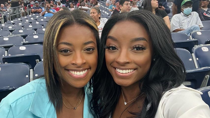 Adria und Simone Biles im August 2022