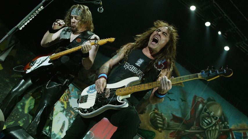 Adrian Smith und Steve Harris von Iron Maiden