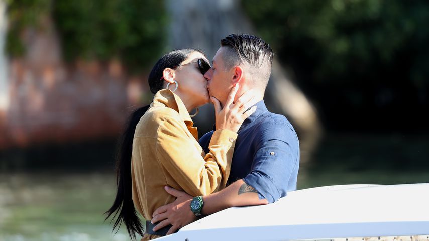 Adriana Lima und Andre L III, 2021 in Venedig