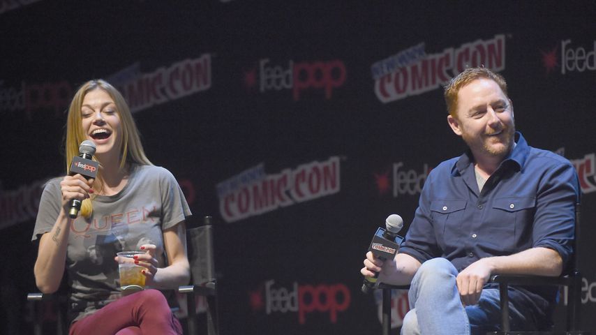Adrianne Palicki und Scott Grimes bei der New York Comic-Con 2017
