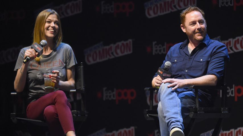 Adrianne Palicki und Scott Grimes, Oktober 2017