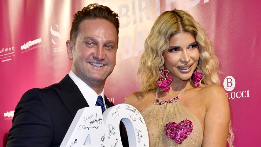Adriano Hess und Micaela Schäfer im November 2023