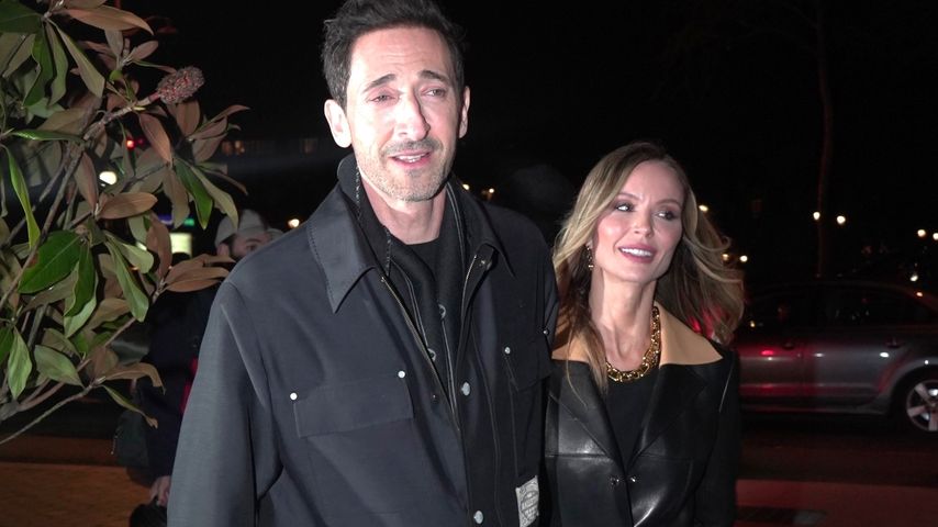 Adrien Brody und Georgina Chapman in Paris, Januar 2025