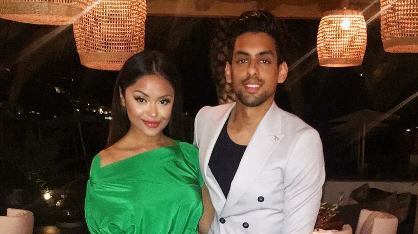 Afshan Azad mit ihrem Mann Nabil Kazi