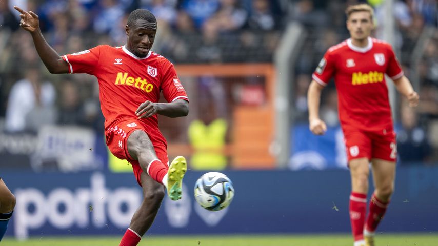 Agyemang Diawusie im August 2023 in Bielefeld
