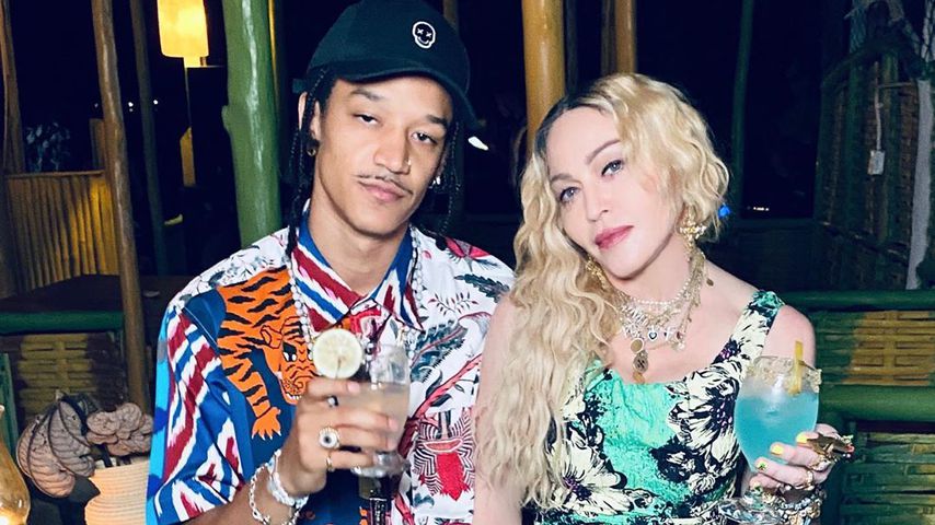 Ahlamalik Williams und Madonna auf Jamaika im Jahr 2020