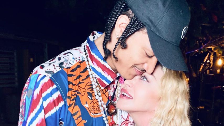 Ahlamalik Williams und Madonna auf Jamaika im Jahr 2020