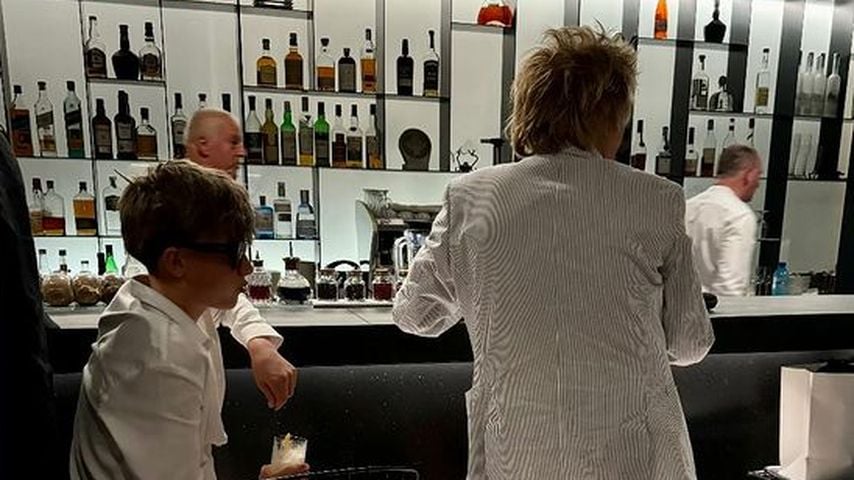 Aiden Patrick Stewart und Rod Stewart
