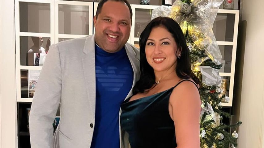 Ailton und seine Frau Rosseli Judith Rodriguez, Dezember 2022