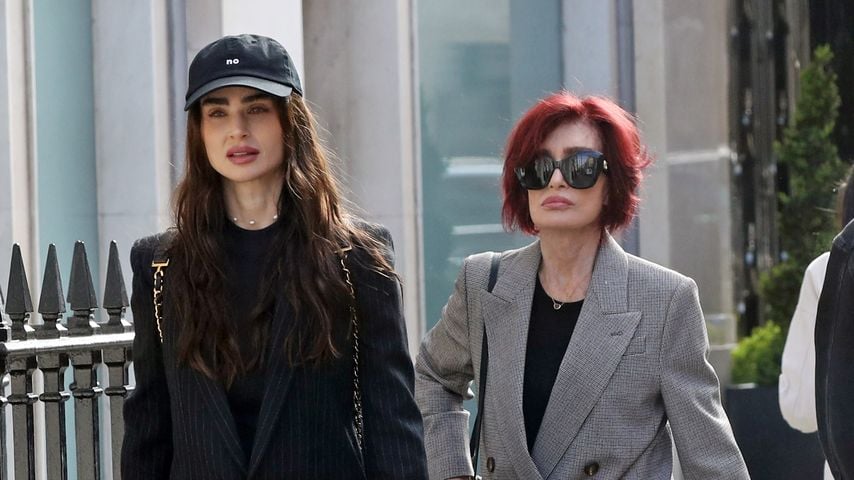 Selten: Sharon Osbourne mit ihrer Tochter Aimee unterwegs