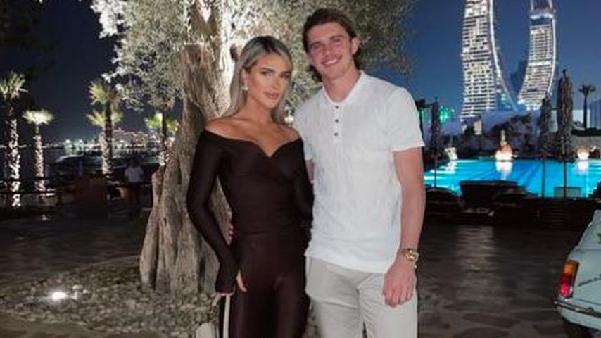 Aine May Kennedy und Conor Gallagher in Katar