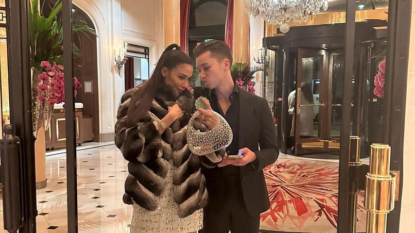 AJ Pritchard und Zara Zoffany im Januar 2024 in Paris