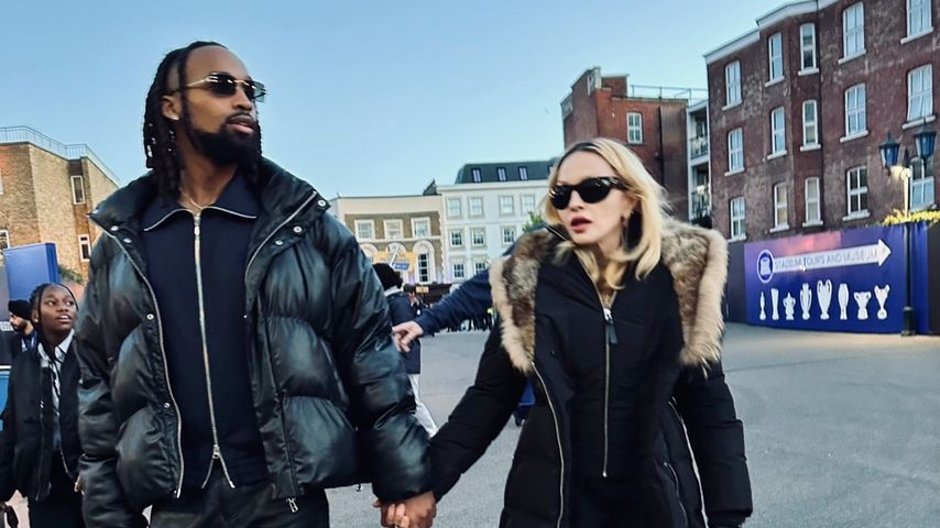 Akeem Morris und Madonna im April 2025