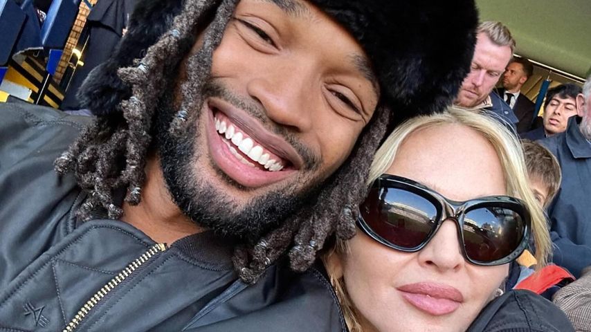 Akeem Morris und Madonna im Oktober 2024