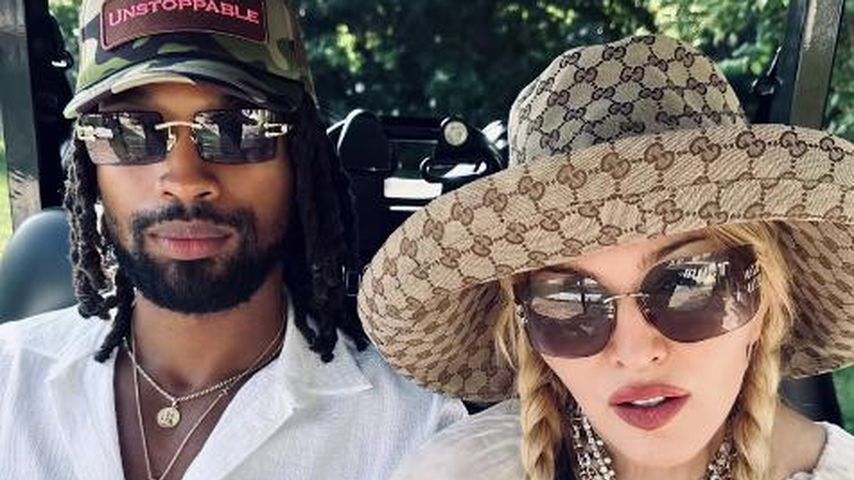 Akeem Morris und Madonna im August 2024