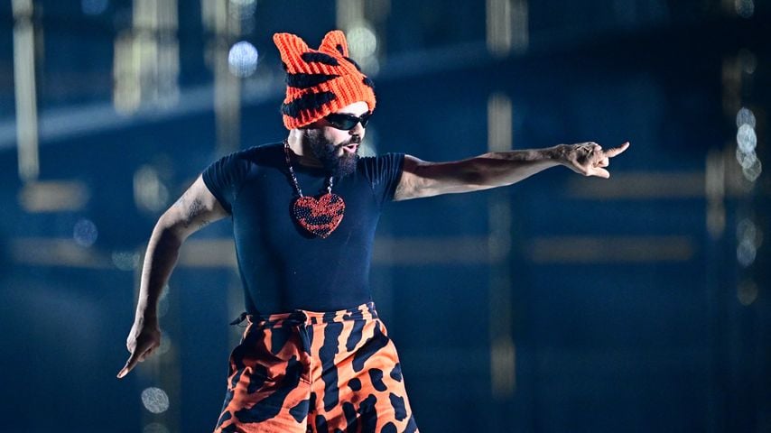 Akylas Mytilinaios alias Akylas bei der Generalprobe zum ESC-Finale 2026 in der Wiener Stadthalle