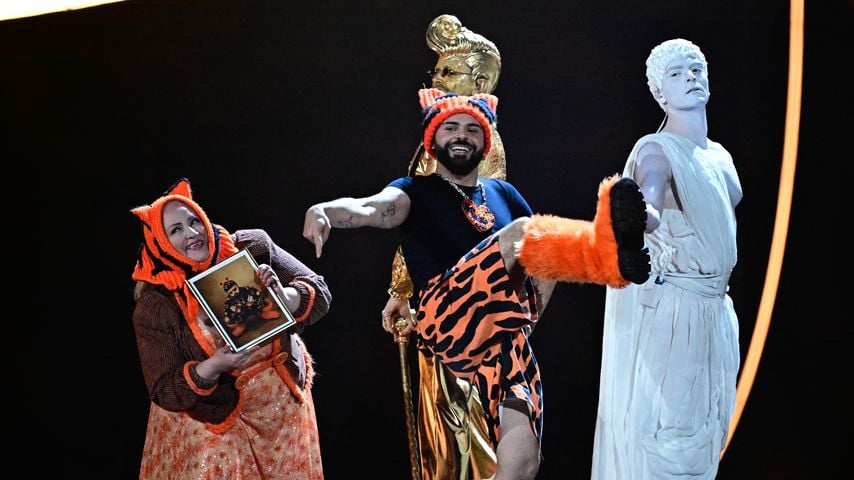 Akylas Mytilinaios probt seinen ESC-Auftritt in der Wiener Stadthalle am 16. Mai 2026