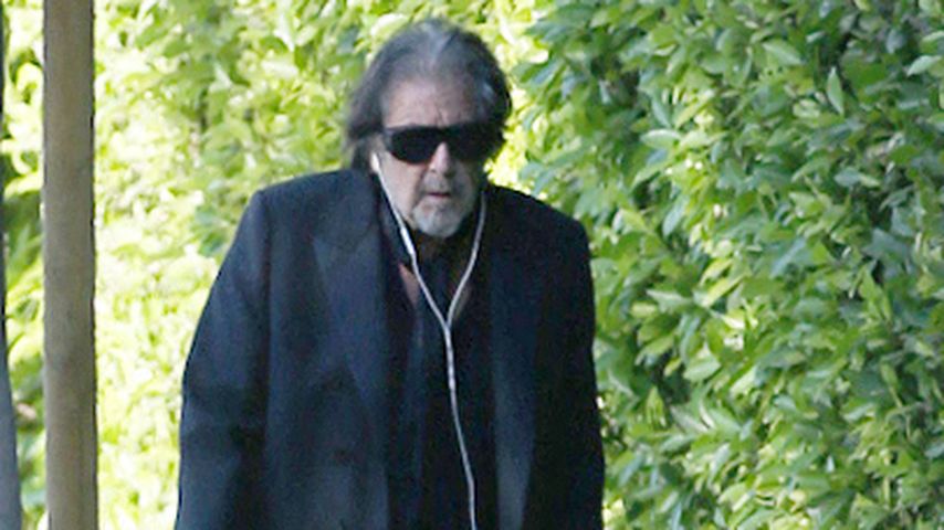 Schauspieler Al Pacino beim Power-Walking, August 2022