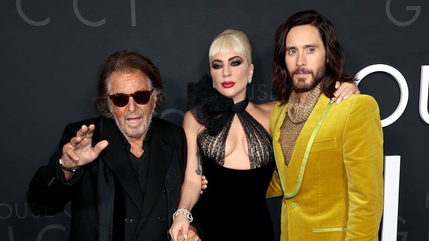 Al Pacino, Lady Gaga und Jared Leto bei der "House of Gucci"-Premiere im November 2021