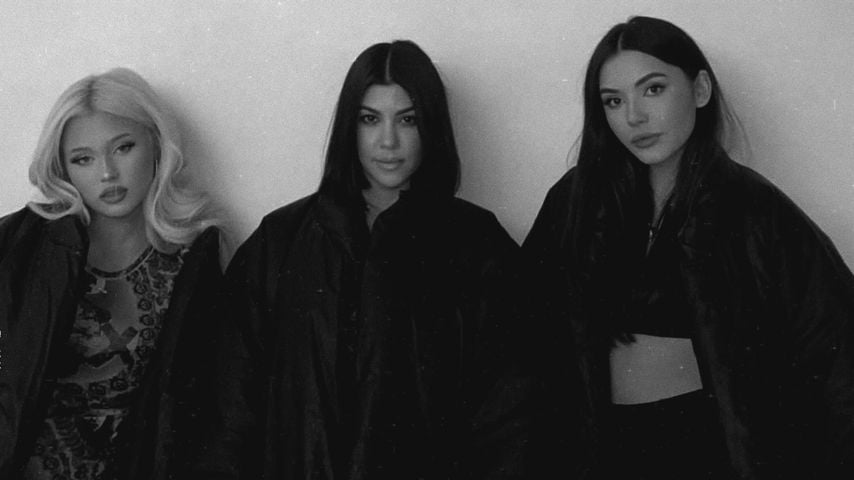 Alabama Barker, Kourtney Kardashian und Atiana De La Hoya, November 2025