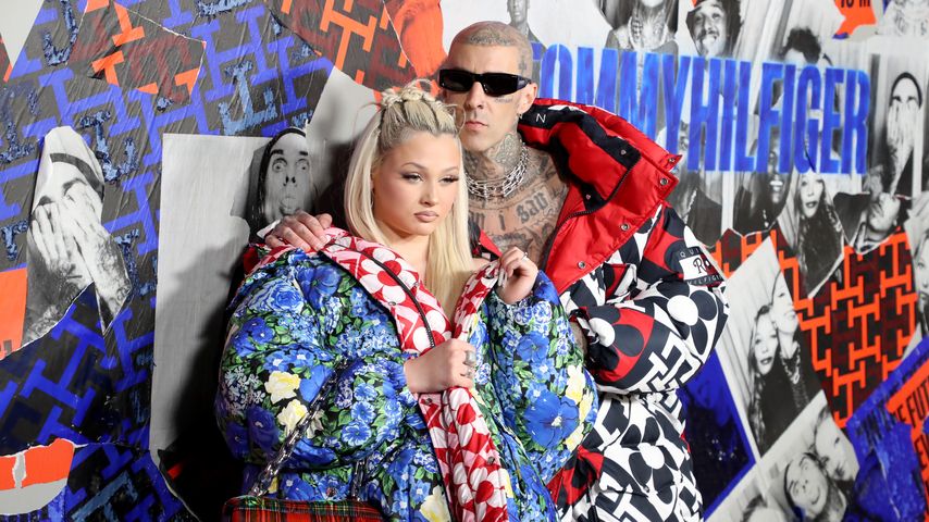 Alabama Luella und Travis Barker, September 2022