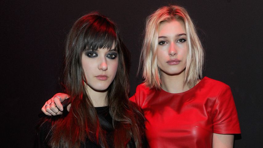 Alaia Baldwin und Hailey Bieber im Jahr 2014
