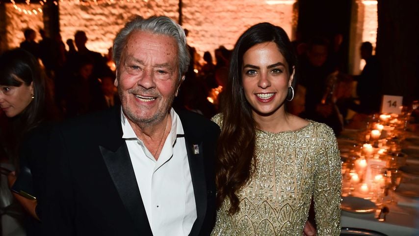 Alain Delon und seine Tochter Anouchka Delon, Mai 2019