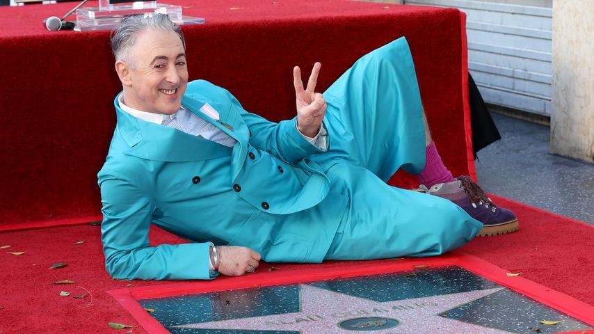 Alan Cumming mit seinem Stern auf dem Hollywood Walk of Fame