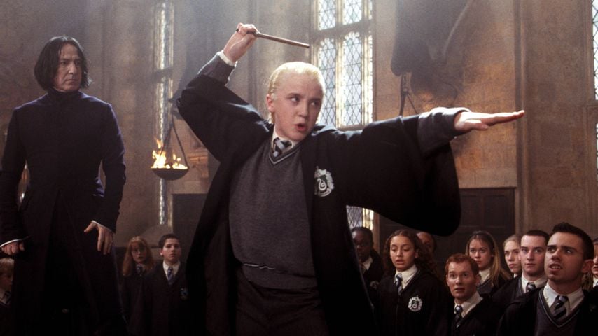 Alan Rickman und Tom Felton bei "Harry Potter"