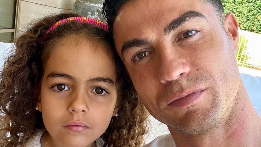 Cristiano Ronaldo mit seiner Tocher Alana Martina Rodriguez, November 2024