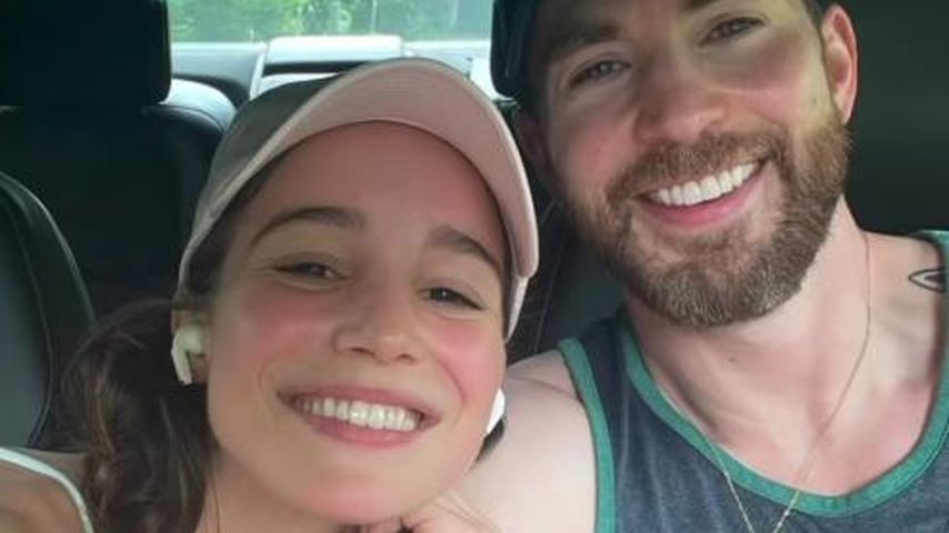 Alba Baptista und Chris Evans, Filmstars