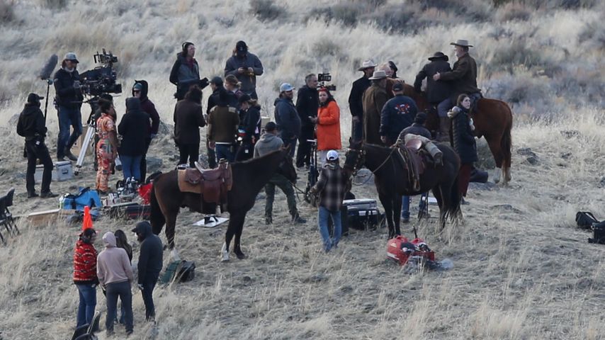 Alec Baldwin am Set von "Rust" im April 2023